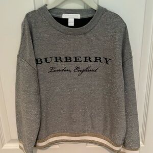 Burberry silver/gray sweater